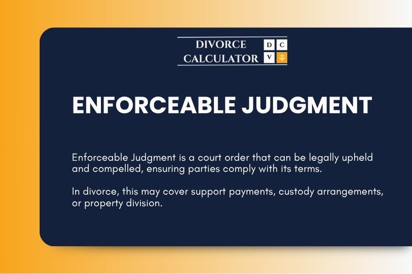 Enforceable Judgment